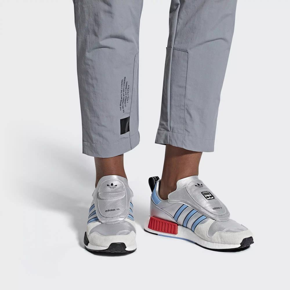 Adidas Micropacer x R1 Tenis Plateados Para Hombre (MX-91843)